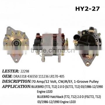70A/12v dc alternator Chinese alternator / LR170-405