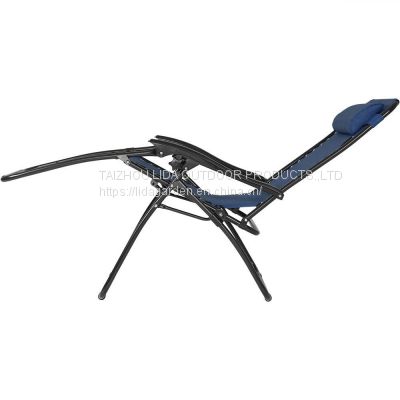 Wholesale factory luxury beach lounge chair outdoor lightweight garden folding metal beach zero gravity chair with sunshade
