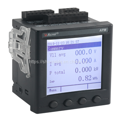 Acrel APM830 AC Multifunction Smart Meter SD TF/Digital Multimeter Wattmeter/3P3L 3P4L Electric Network Power Quality Analyser