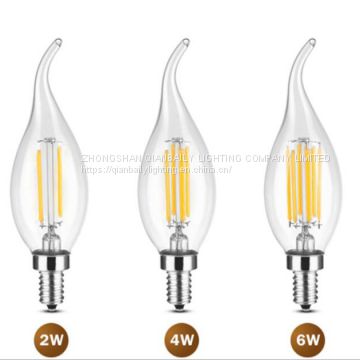 C35L LED candle tail bulb 110V/220V with E12/E14
