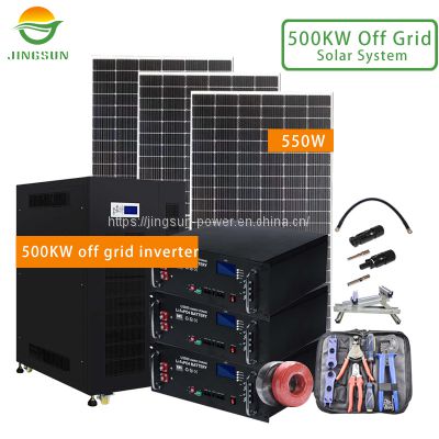 500KW Solar System 550W panels