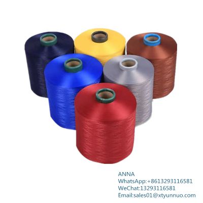 High Elasticity Thread Colorful Polyester Spun Tube Yarn