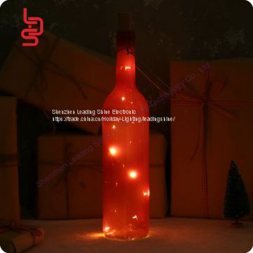 battery operated multi-function xustomizes light up star shining bottle for home decoration wedding birthday christmas