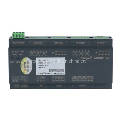 Acrel 2 Way Incoming Lines AC Din Rail Multi Circuit Energy Meter AMC16Z-ZA For IDC Data Center Monitoring Power Distribution Monitoring Solution