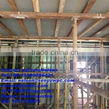 Construction Material High Density Plastic Board Formwork Of WPC