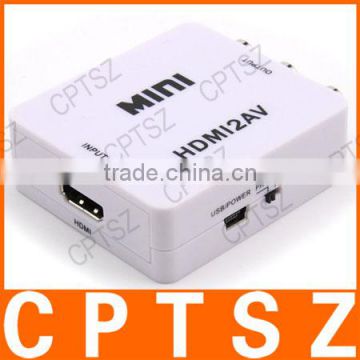 HDMI to AV Video Audio Converter - White