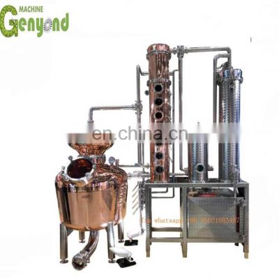 Red Copper Alambic Alcohol Distillation Equipment Vodka Distillery for Sale Alcohol Distiller