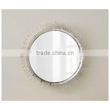 silver plated fancy wall mirror for sale
