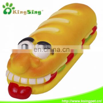 Long Bread Rubber Pet Products Pet Toys with Deep for Dogs,China Pet Toy Factory