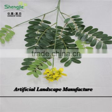 SJZJN 2590 different types of artificial plastic leaves high quality decorative leaves made in china high quality