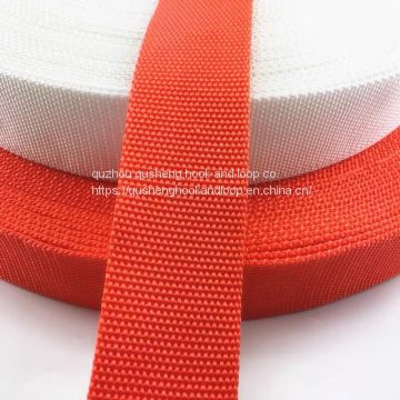 Black and Other Colors Recyclable Material Polypropylene Webbing for Clothing, Bags, Home Textile