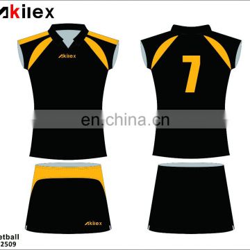 sublimation dry fit netball jersey with design