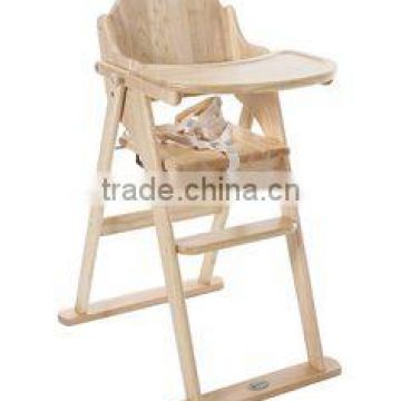 Solid Wood Baby High Chair