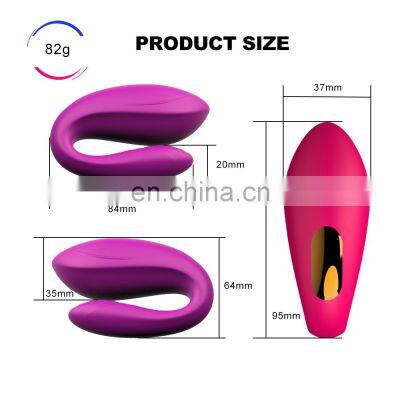 China Manufacturer Wireless Remote Control U Type Vibrator Anal Plug