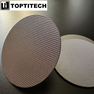 100 Microns porous 304 316L SS stainless steel sintered wire mesh filter disc