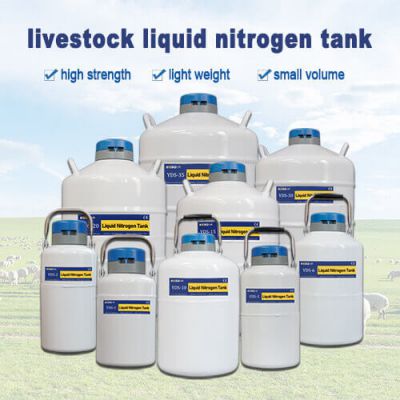 Gabon Republic liquid nitrogen sperm storage tank KGSQ