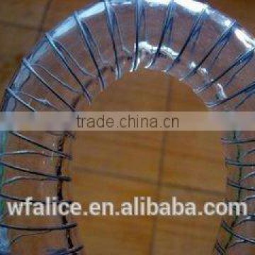 pvc spiral reinforced spring steel wire hose pipe