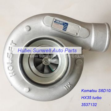 Komatsu S6D102 engine turbo 3537132 Holset HX35 turbo 3802770 / 4033173