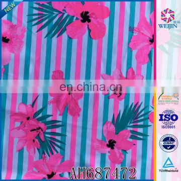 New Wholesale Nylon Ripstop Floral Print Fabric