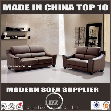 Office sofa with pure leather(LZ-626)