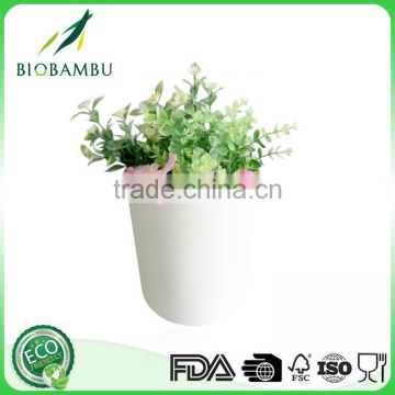 Portable Ecological Hot design bamboo fiber flower pot