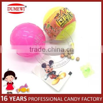 Pressed Candy and Tattoo Paper in Football Toys with Candy