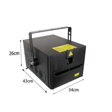 20w 50k scanner outdoor RGB waterproof lawn stage motion laser light star projector