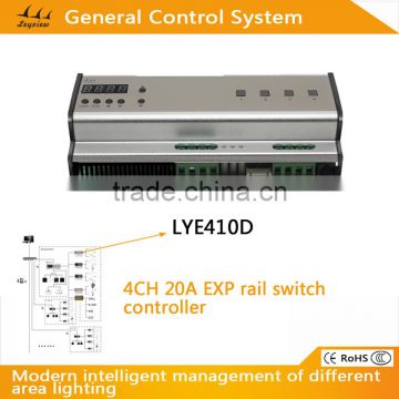 2016 New huge capacity dmx 512 rail switch light controller