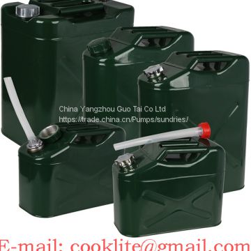 Square Type Jerry Can / Metal Jeep Can / Petrol Can / Gasoline Can
