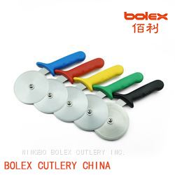 professional commercial pizza tools wheel cutters rockers lifters servers turners baking screens dough cutters pans etc.produced by Bolex Cutlery China
