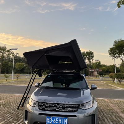 3-4 person waterproof hardshell Aluminum Triangle rooftop tent