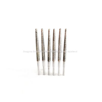 Customized 6mm Electroplated Diamond Round File Metal Alloy Material Cutting and Grinding