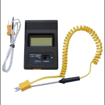 Digital TM-902C K-type LCD thermometer heat detector meter + thermocouple probe