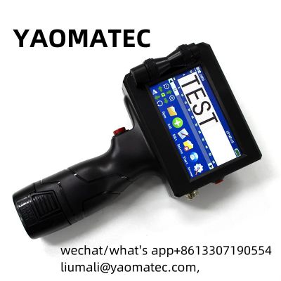 Yaomatec Maunfacture Handheld Printer D30 Model English 12.7mm Logo Printer Handheld Inkjet Expiratio