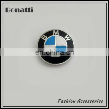 custom BMW metal label