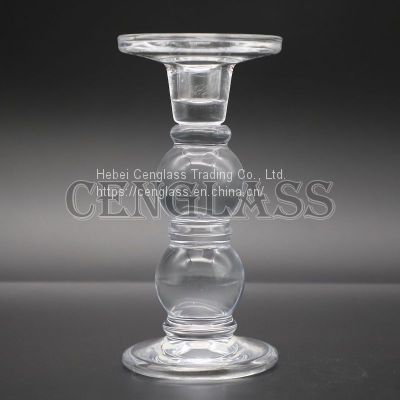 Dual Use Glass Tapper Candle Holder       Glass Dual Use Candle Holder     Glass Candle Holders Wholesale Suppliers
