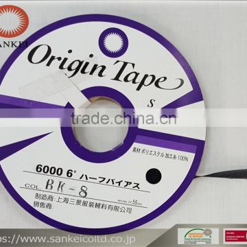 Black-8 Straight interlining cutting tape,mainly adhered to cuttings where there is curve parts
