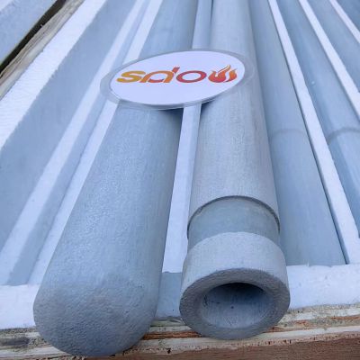 thermocouple protection tube, Sialon Ceramic tubes, Si3N4 stalk tubes, heater protection tubes