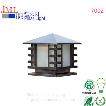 Square aluminum modern design solar garden led wall pack light  JML-WLL-C7002
