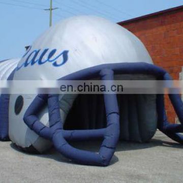 new arriveal weather-resistant inflatable sports tunnel with helmet
