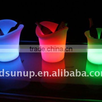 Recharge Colorful LED bar ice bucket