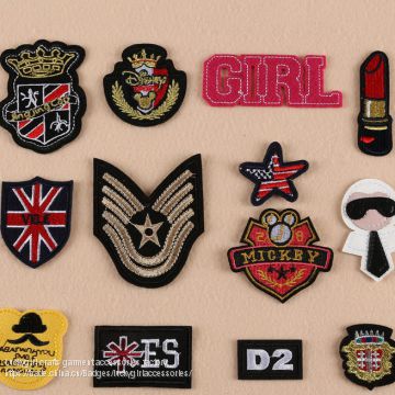 High Quality Eco-friendly Custom Embroidered Patches Iron On Embroidery Badge