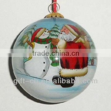 glass ornament ball for christmas decoration