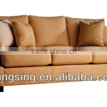 American country style three seat sofa bed