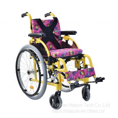Lightweight Aluminum Children Wheelchair Folding Cerebral Palsy Kid Wheel Chair
