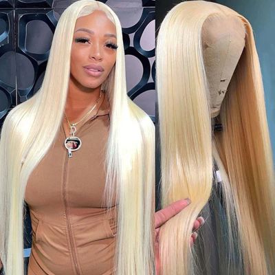 613Human Hair Wigs Straight Wig Highlighted 13x4 Lace Frontal Wig  Human Hair Wigs