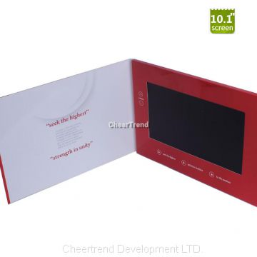 Cheap Wholsale Price 10.1 Inch Video Business Cards Lcd Video Book Video Card