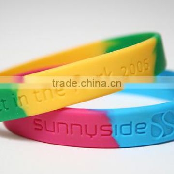 custom segmented silicone bracelet