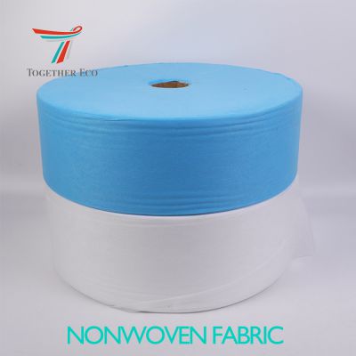 3PLY Disposable Face Mask raw material 25gsm Nonwoven Fabric Spunbonded white blue SS,S Non-woven fabrics