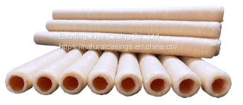 Chinese Edible 16mm Caliber Collagen Casings for Freshly Marinated Air-Dried Sausages